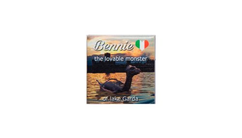 small magnet sundown Bennie the monster of lake Garda. Bthemonster.com