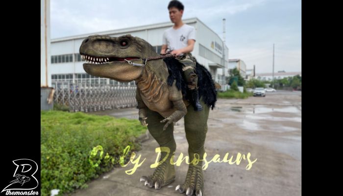 Realistic T-Rex Stilts Walking Dinosaur Costume in vendita sul Bthemonster.com