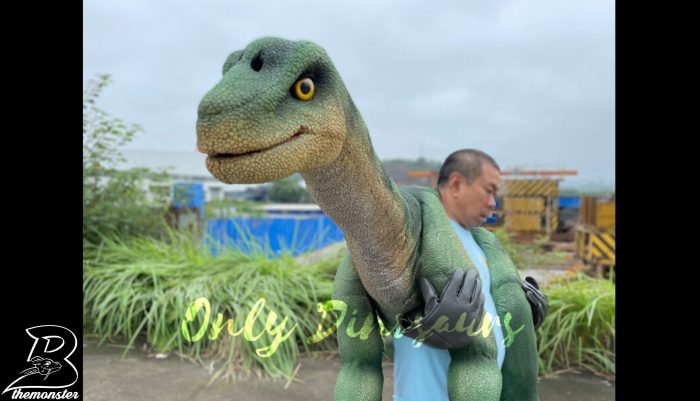 Vivid Brontosaurus Dino Shoulder Puppet in vendita sul Bthemonster.com