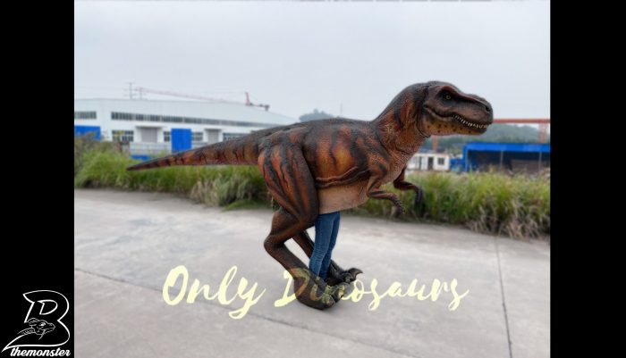 Vivid Visible Legs Tyrannosaurus Rex Dinosaur Costume in vendita sul Bthemonster.com
